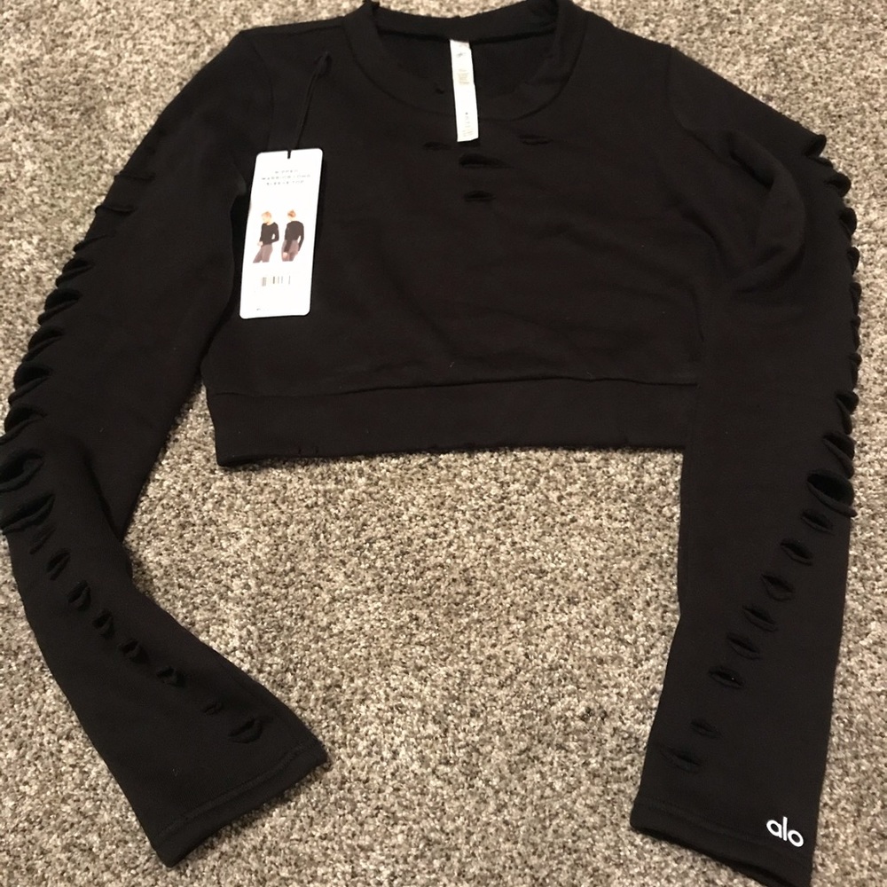 Alo yoga warrior crop top